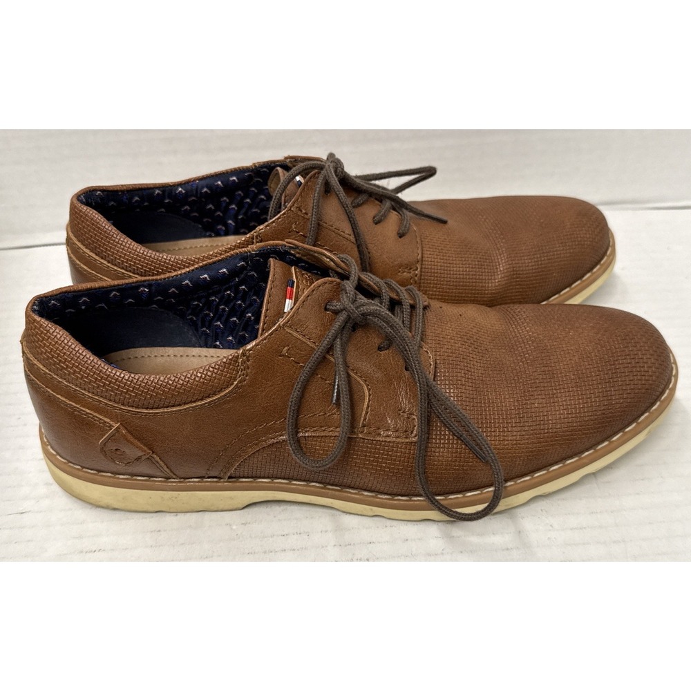 Tommy Hilfiger Men's Brown Dress Shoes Size 10 TMNEMOZA